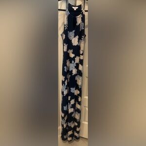 Candie's Navy and White Floral Dress